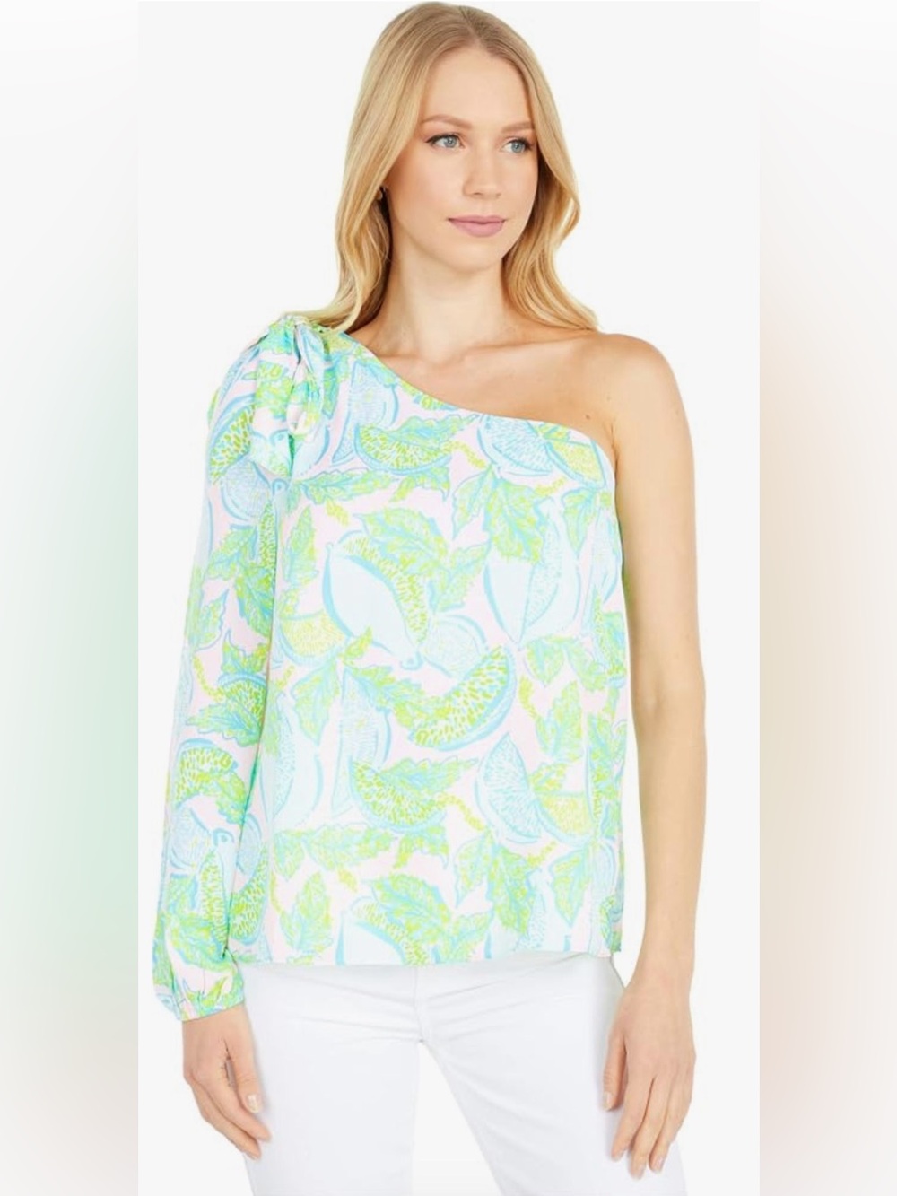 NWT Lilly Pulitzer Avena Top in Urchin Pink Vitamin Sea print Size XS / 00